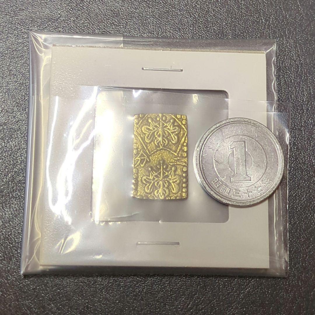明治二分金　極美品(未クラス)　二分金　二分判金