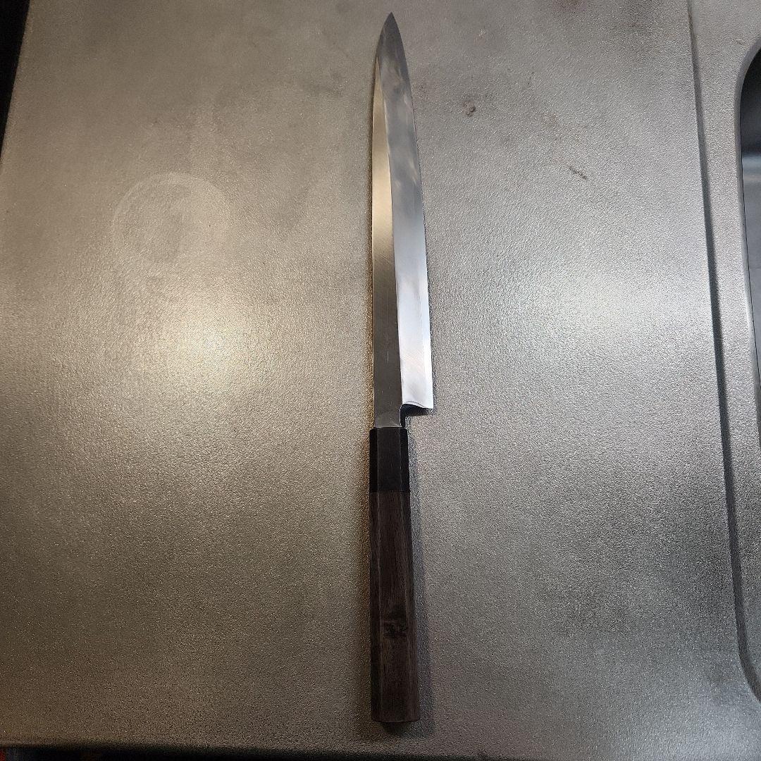 最終値下げ　銀三　柳刃包丁　9寸　黒檀柄