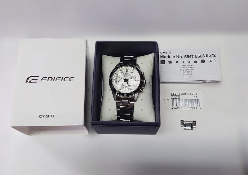 最終値下 CASIO クォーツ EDIFICE EFV-540D 美品