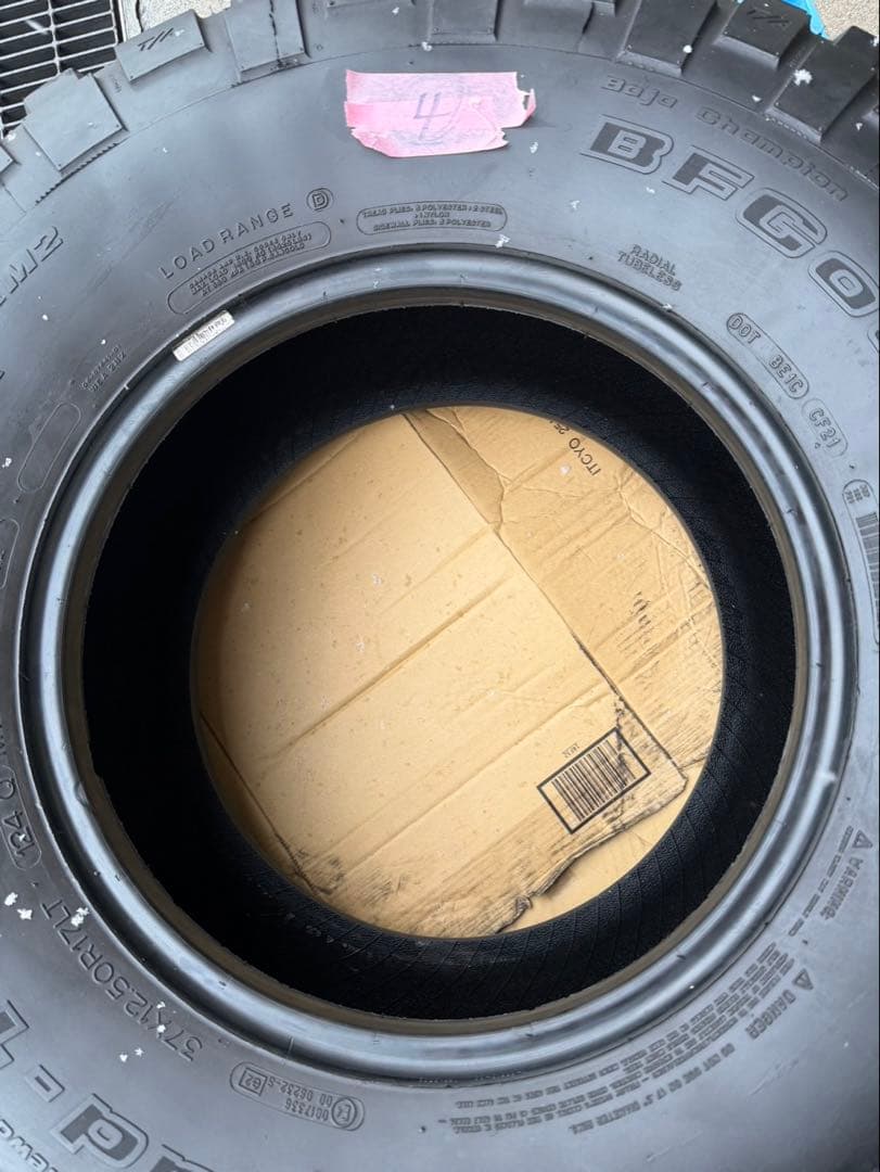 BFグッドリッチ MT37インチ12.5 17インチ 5本 ジャンク品扱い