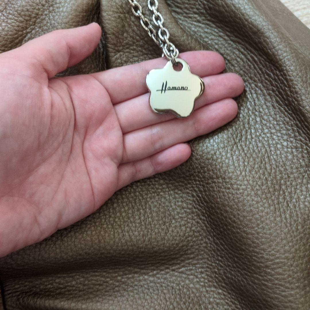 Hamano ブラウン　牛革　ブロンズ