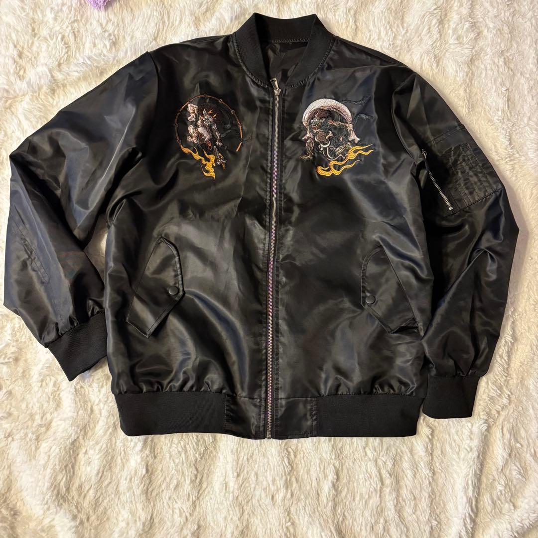 美品　Gxp1999 刺繍 和柄　スカジャン XXLサイズ　ＭＡ-1