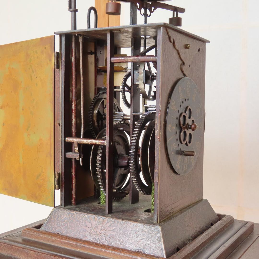 江戸中期　大名時計　【稼働品】