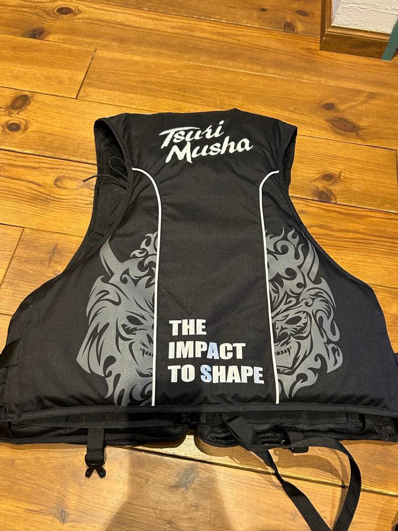 釣武者フェイスコーデュラフローティングベスト　XL