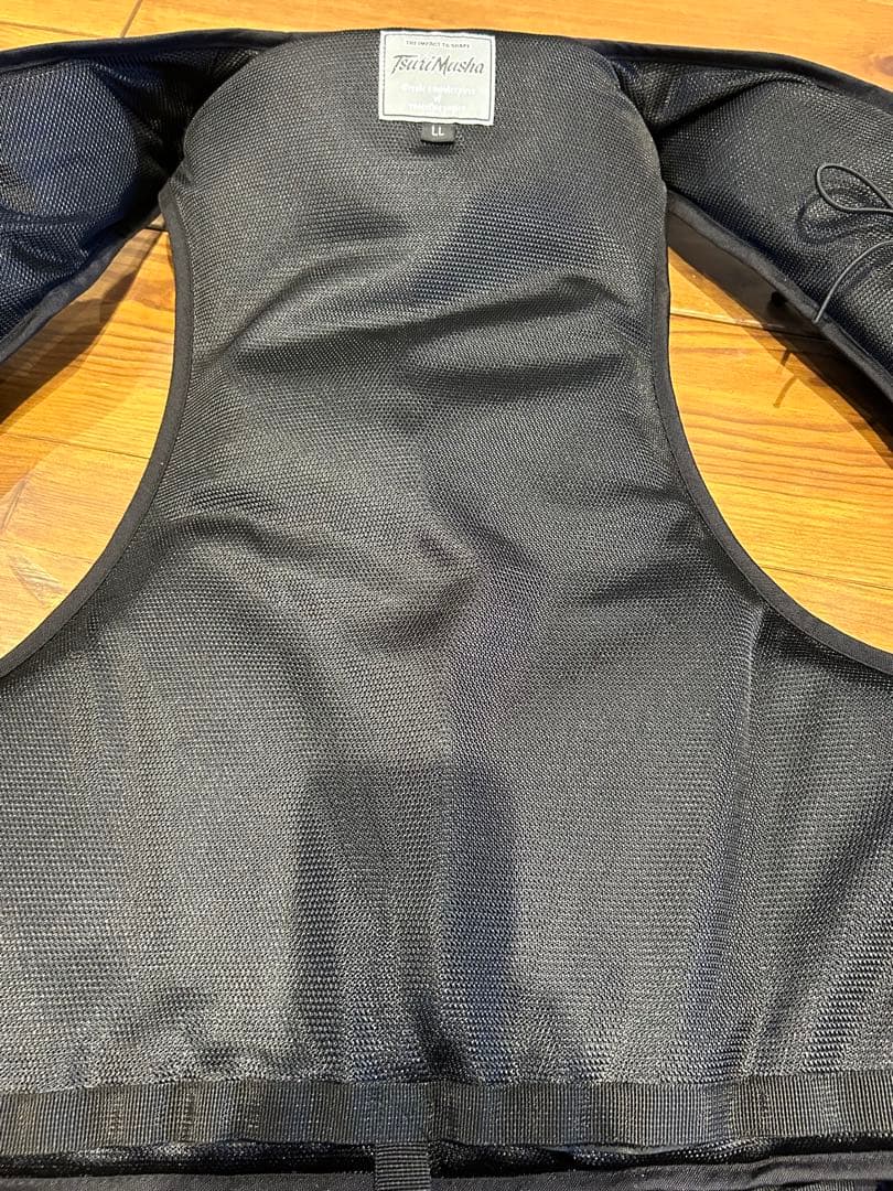 釣武者フェイスコーデュラフローティングベスト　XL