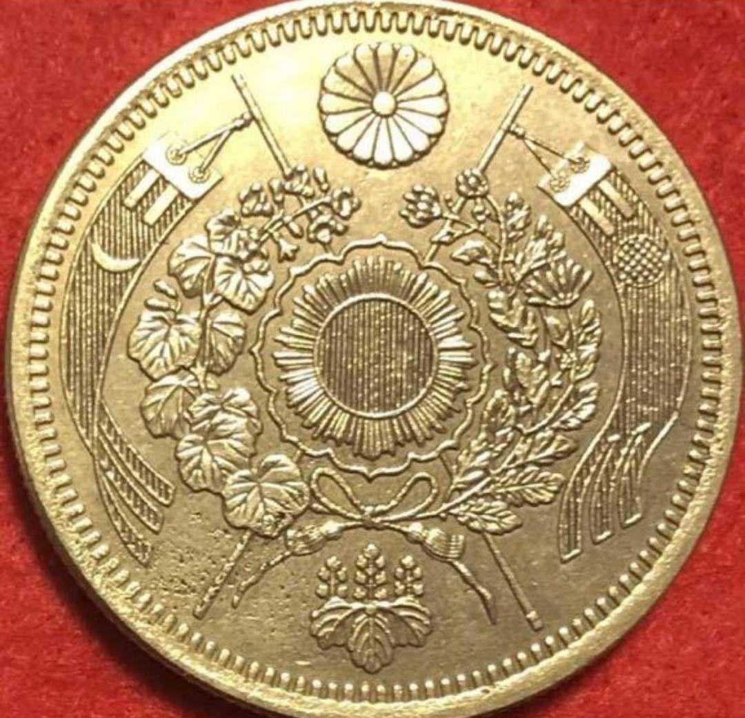 と*ん様 旧20円金貨　明治13年
