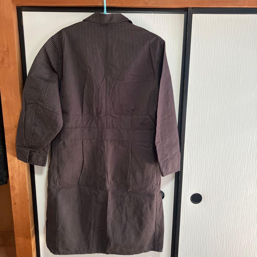 新品　JELADO　日本製　ストライプ柄ロングコート43780円