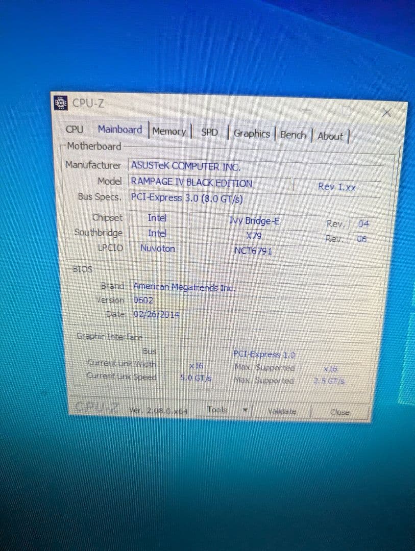 k*a様 ASUS RAMPAGE IV BLACK EDITION　X79マザ