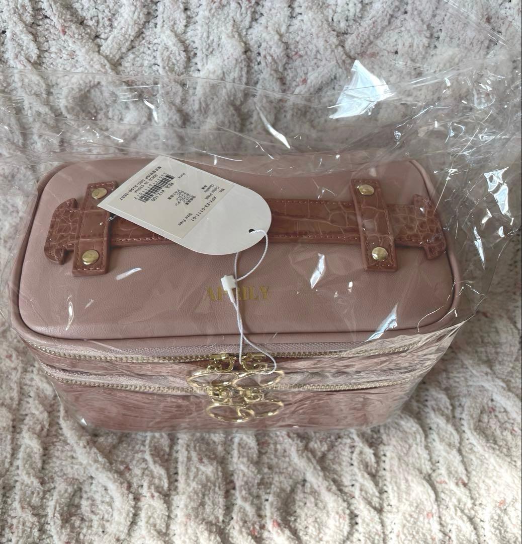 APRILY アプリリー 二段バニティ ポーチ♡ピンクほしのこ