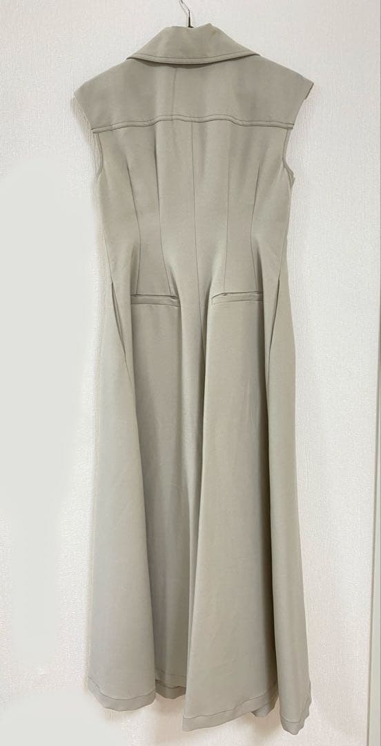 Aimeine cocodeal 肩リボン付きオールインワン　(ライトベージュ)