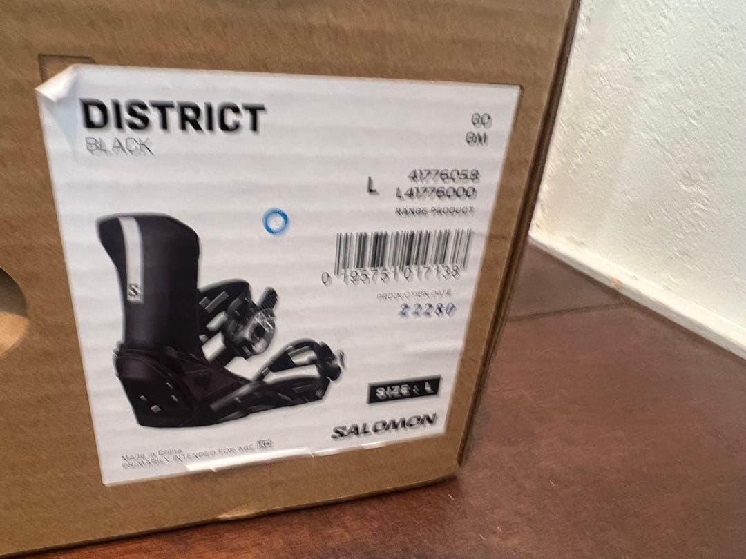 salomon district 2023 Lサイズ　トゥストラップ変更