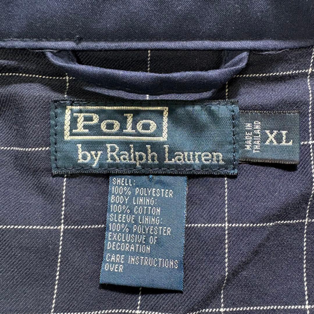 【美品・XL・ピーチスキン】 ポロラルフローレン　スウィングトップ　 ポニー刺繍