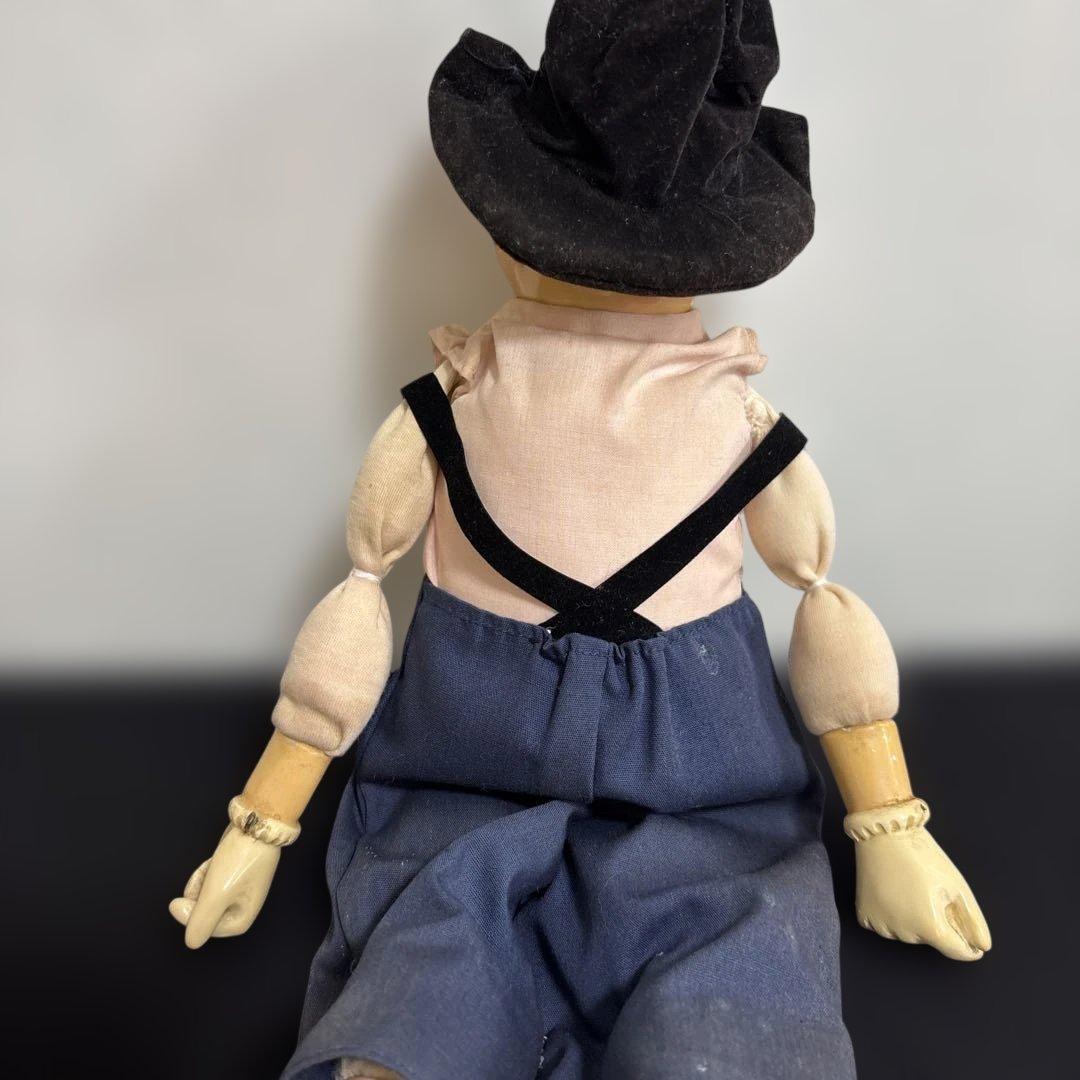 ピエロ ビスクドール ビンテージ 人形