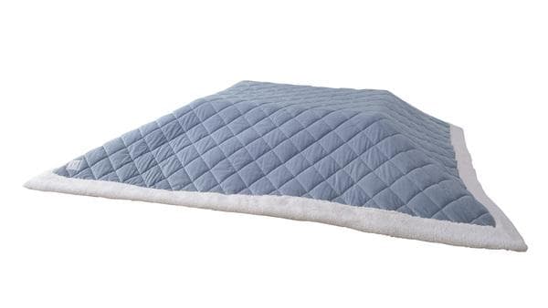 おしゃれ ふかふか かわいい 暖かい 長方形 こたつ布団 ライトグレー