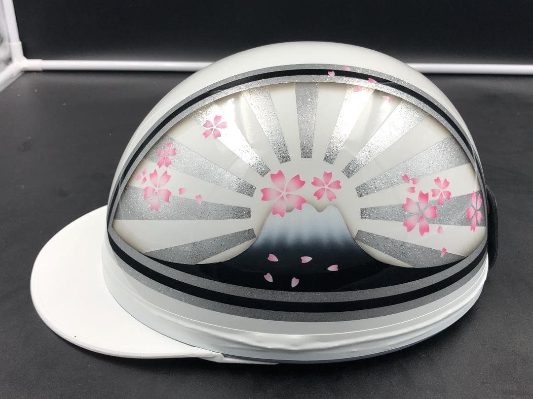 コルク半　カスタム　富士日章　マジック　ホワイトシルバー　ラメ　桜　高級クリヤ