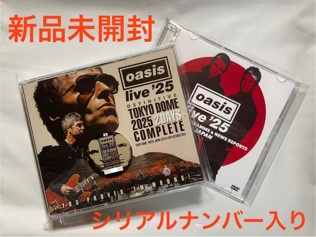 洋楽 oasis live'25 DEFINITIVE TOKYO DOME 2025