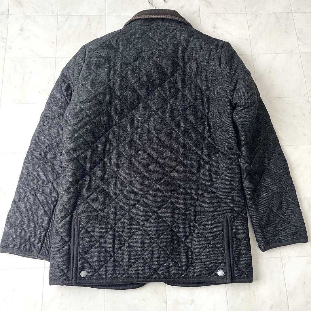 マッキントッシュ ロロピアーナ キルティングジャケット ウール コーデュロイ襟