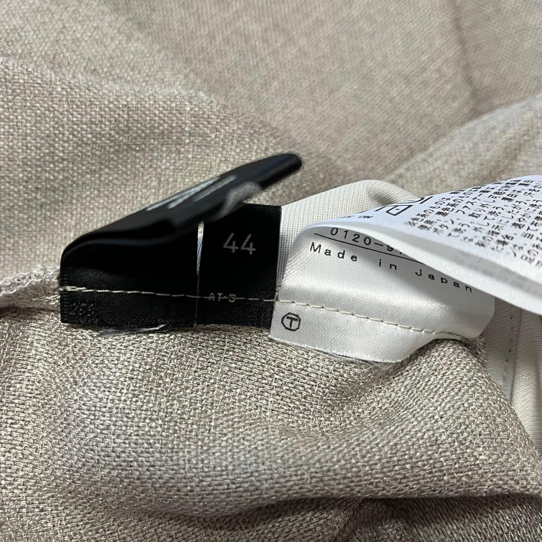 洗える✨インディヴィ　リネン風セットアップパンツスーツ✨大きいサイズ48&44