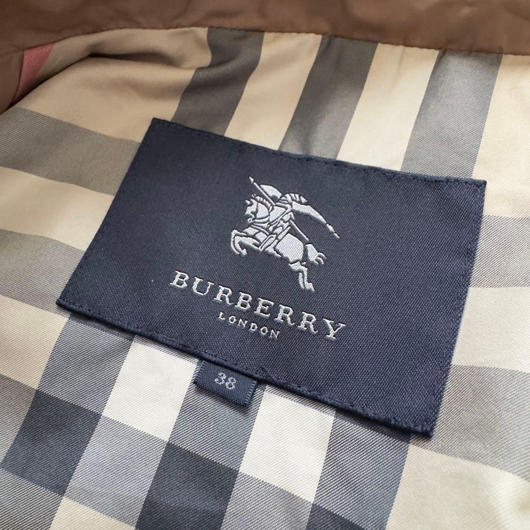 バーバリーロンドン　トレンチコート　2way ノバチェック　ベルト　ベージュ