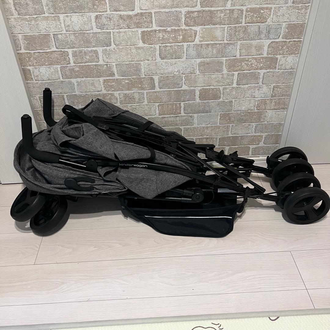 【綺麗♡早い者勝ち】キンダーワゴン二人乗りベビーカー⭐︎