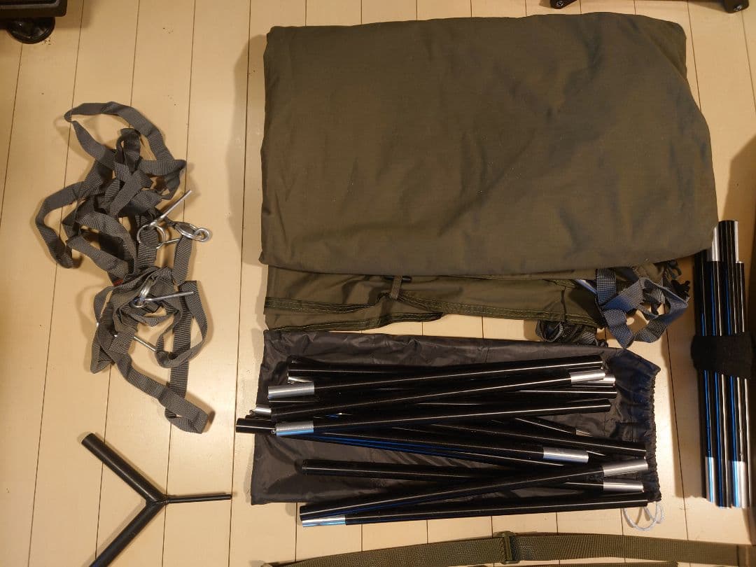 BUNDOK バンドック　ソロベース　カスタム仕様　フタマタポール付き　USED