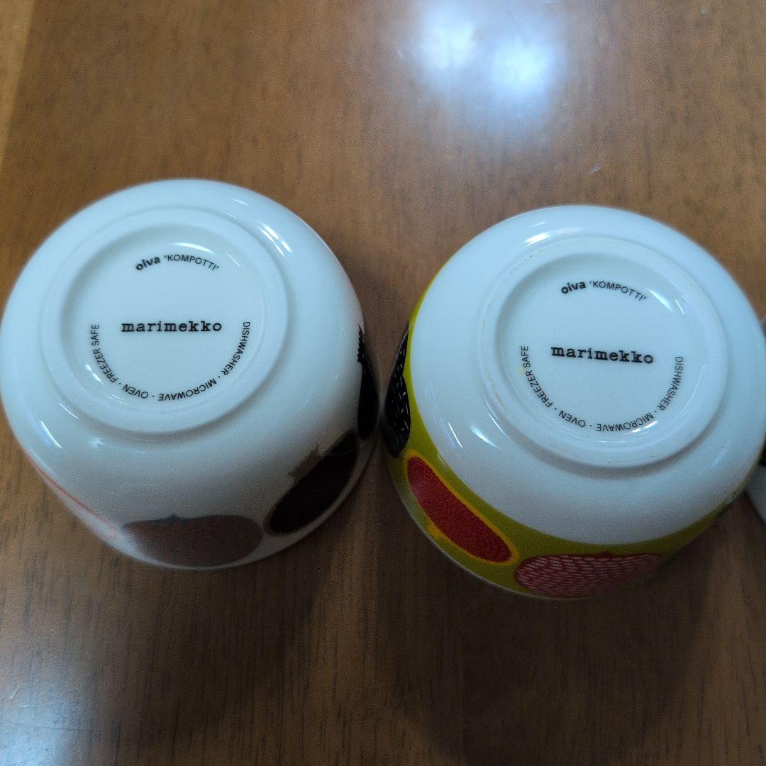 マリメッコ　ボウル　コンポッティ　3種類