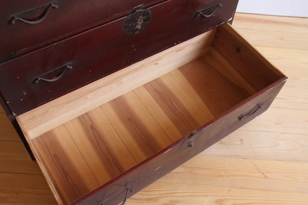 和箪笥　4段　古道具　古家具　ビンテージ　アンティーク　レトロ