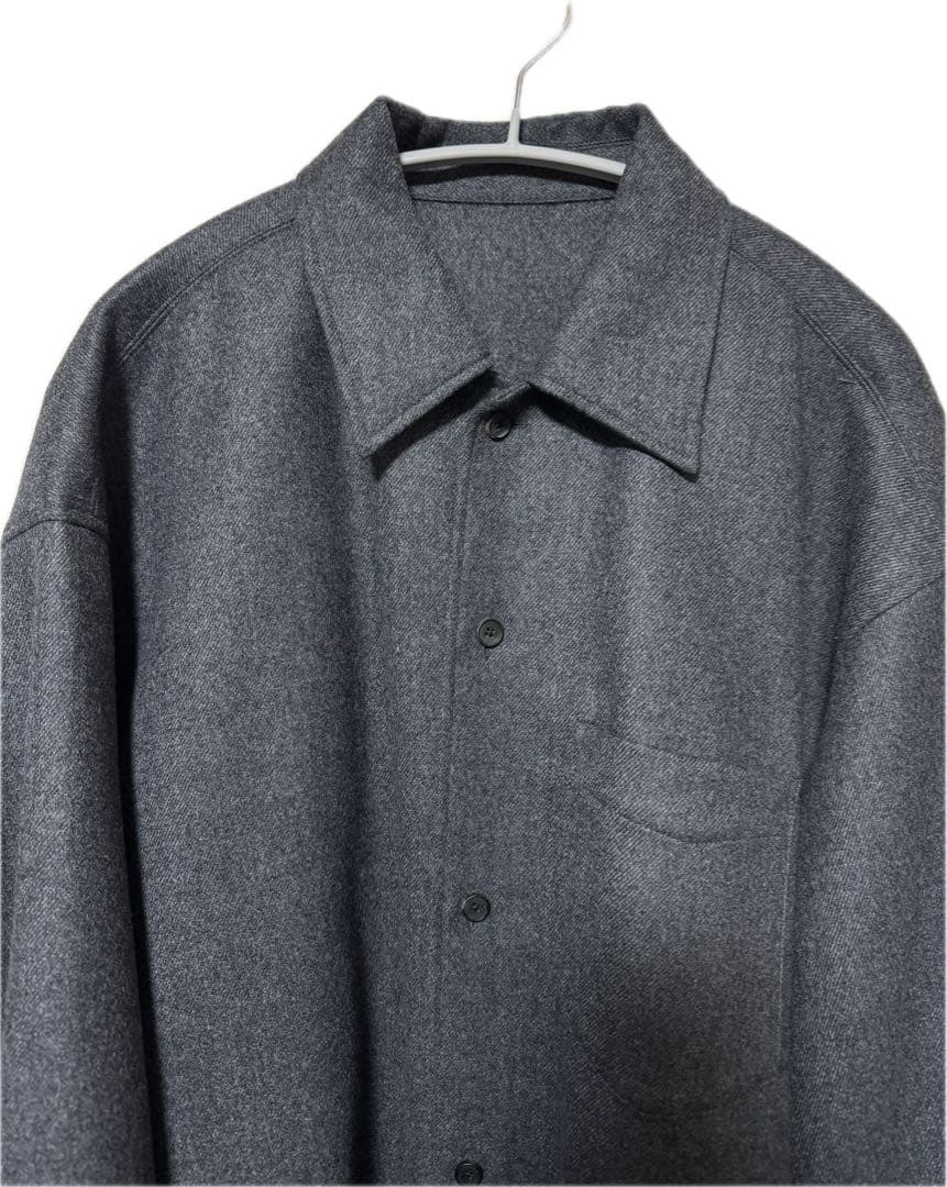(最終価格)コルニエ　ウールシャツ　シャツジャケット