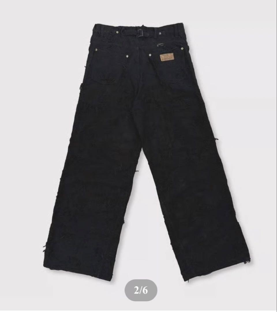 マイナス minus Twist Seam BORO CRUSTパンツ