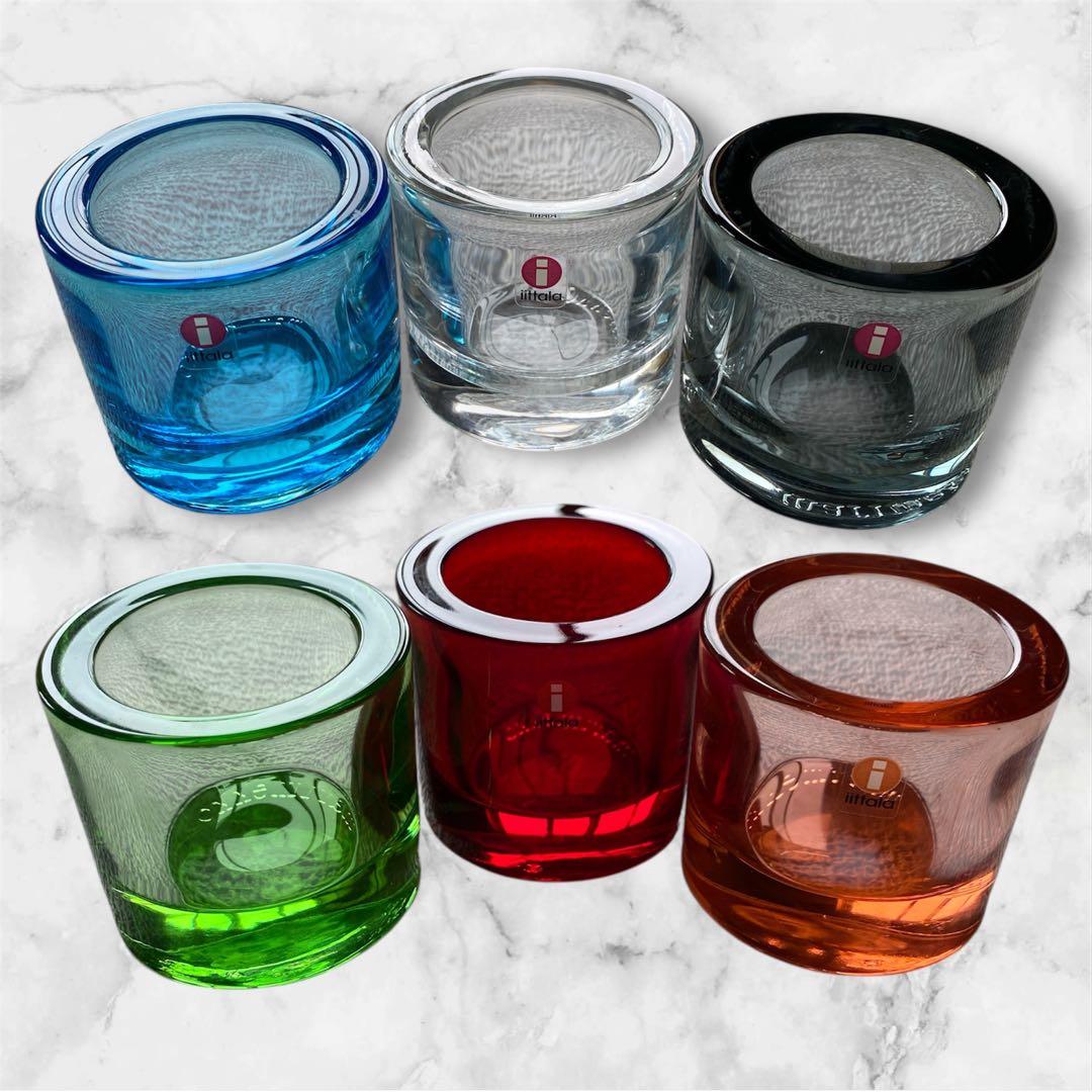 美品✨イッタラ キビkivi キャンドルホルダー　60 薄ピンク系