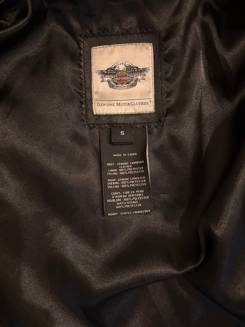 ハーレーダビットソン　レザーキルティングジャケット