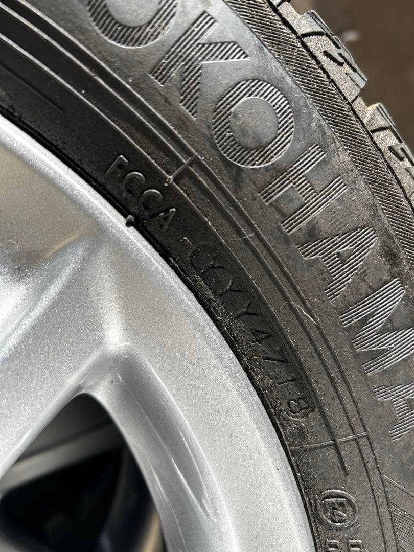 【引取り限定】トヨタiQ 純正ホイール15インチ スタッドレスタイヤ 4本セット