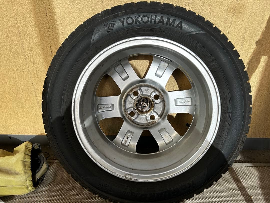 【引取り限定】トヨタiQ 純正ホイール15インチ スタッドレスタイヤ 4本セット