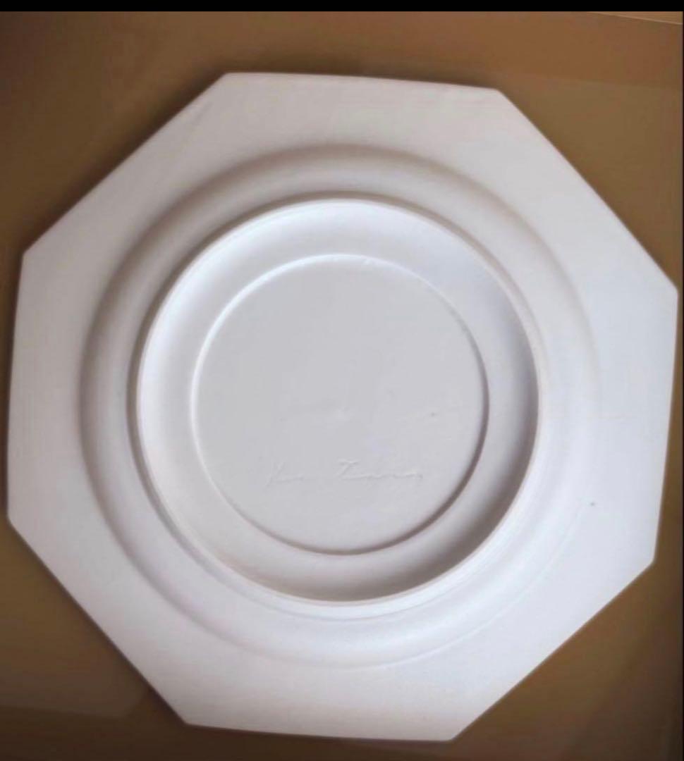 濱岡健太郎 オクトゴナルプレート 艶消し アンティーク ワイン コーヒー 八角