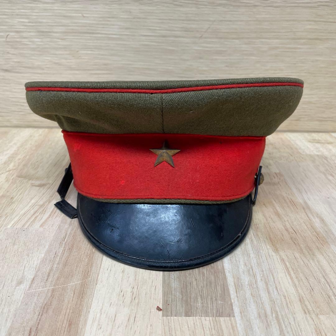 大日本帝国陸軍将校制帽　当時物　旧日本軍　帽子