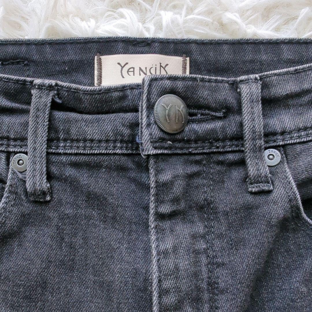 美品✨️ヤヌーク　ブーツカットデニム 新色ブラック　OBK23　定価2.8万