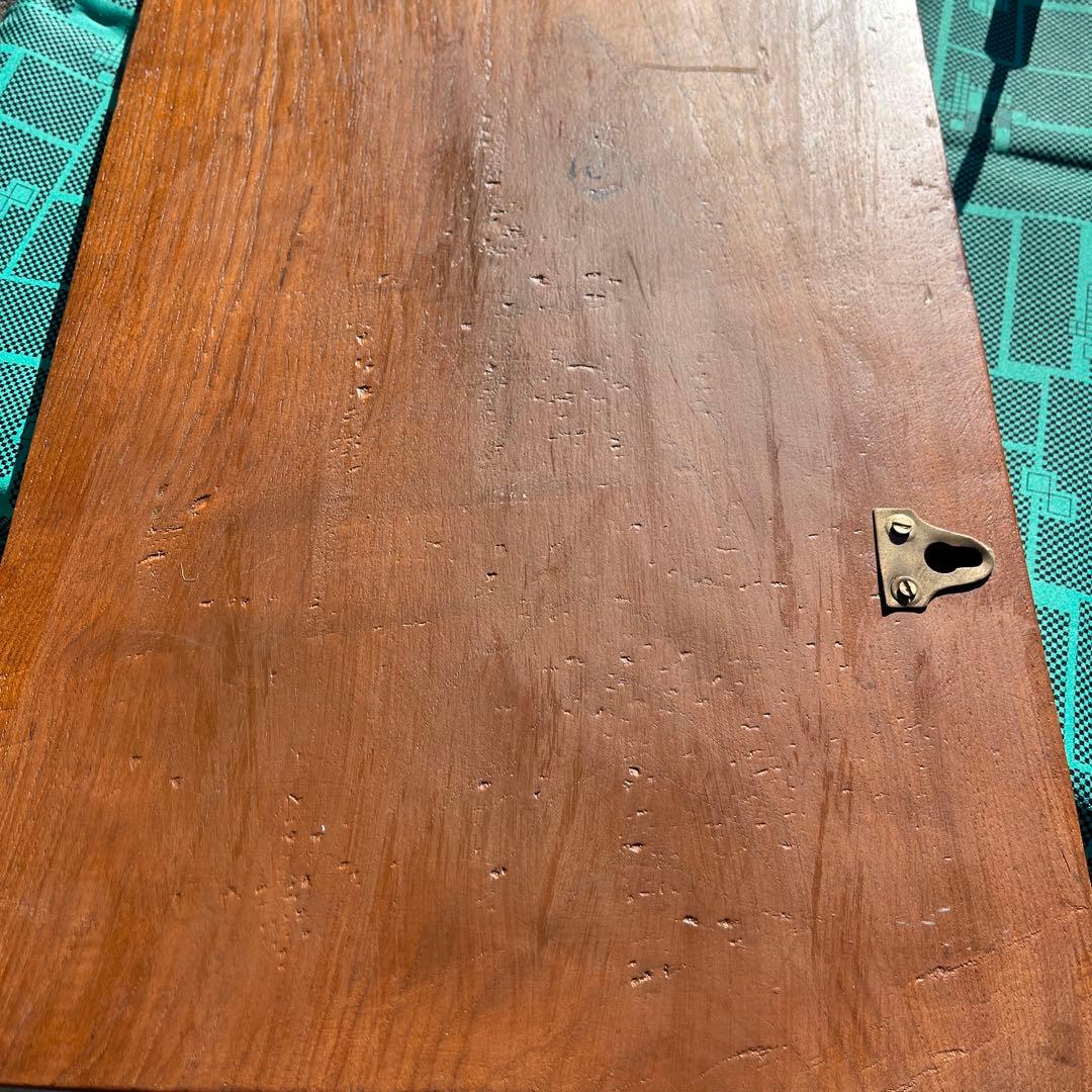 タイ製 手彫り 象 壁掛け木彫アート アジアン 彫刻 雑貨 ヴィンテージ