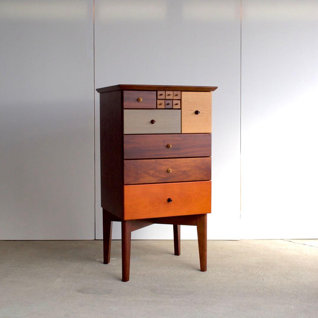 匠工芸　ギルドチェスト　ウォールナット　ミッドセンチュリー　北欧　モダン