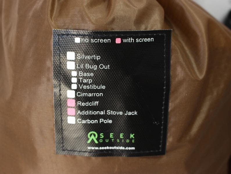 シークアウトサイド レッドクリフ ストーブジャック グランドシート付き