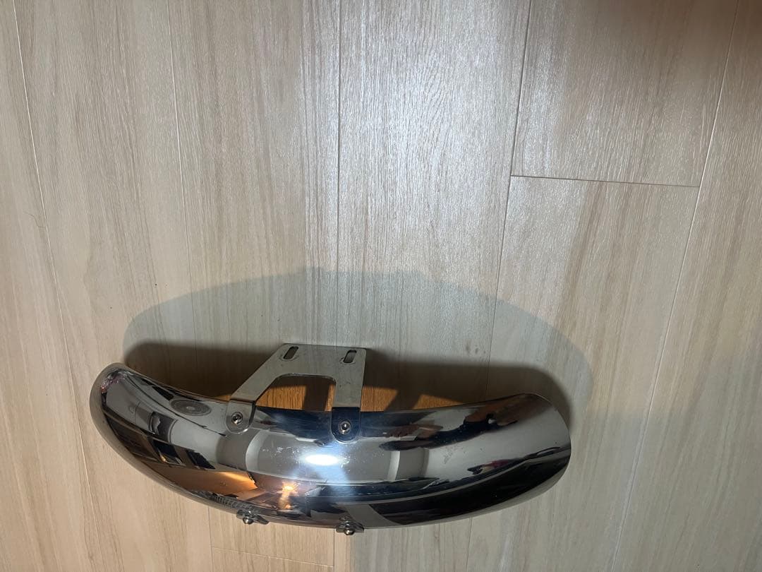 SR400 デイトナ　ステンレスショーフェンダー