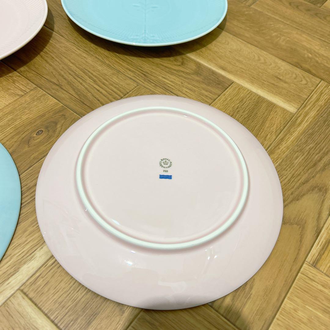 ロイヤルコペンハーゲン　フラワーエンブレムプレート　 4枚セット　23cm