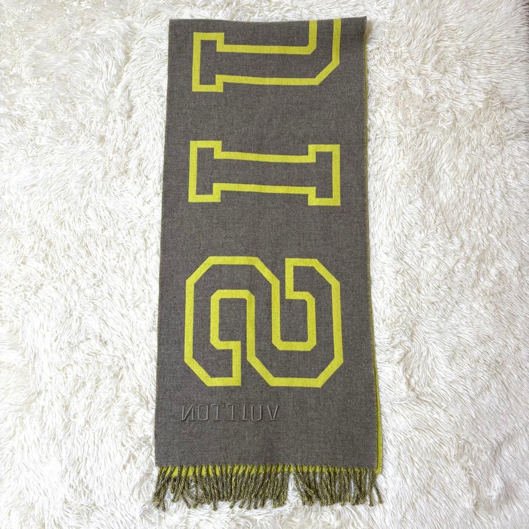 ルイヴィトン エシャルプ シティフルオ MP2154 カシミヤ混 マフラー 箱付