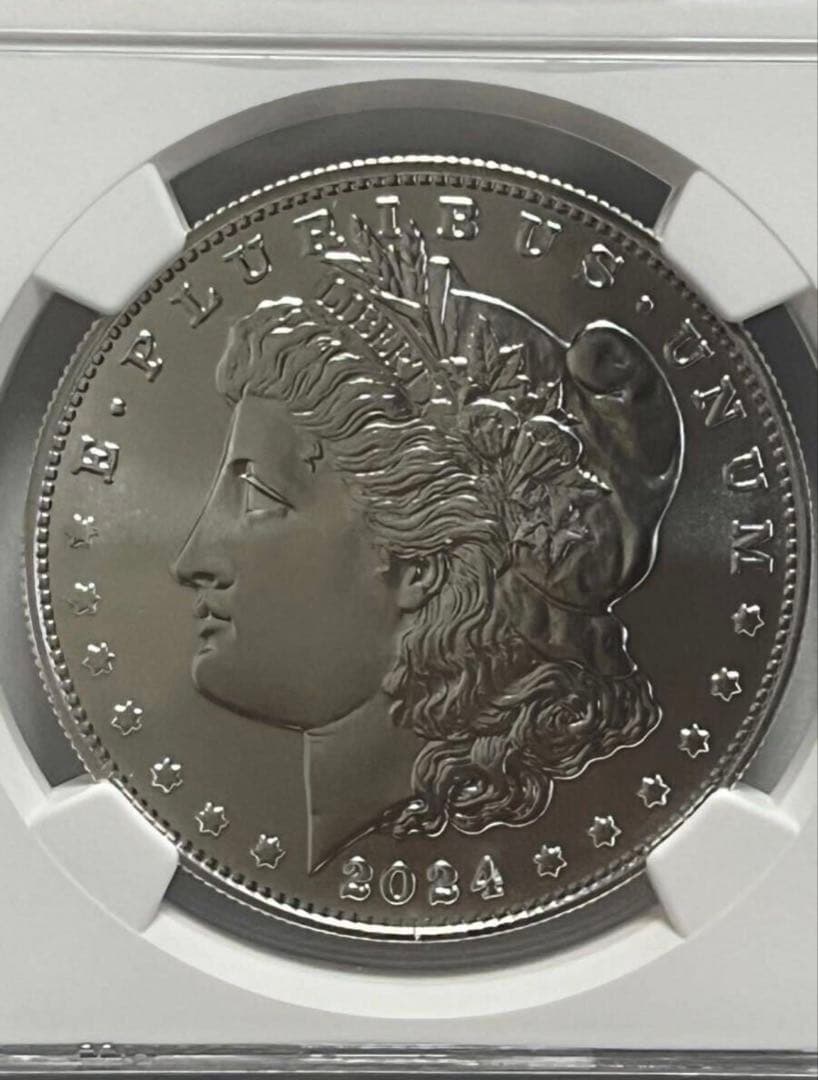 NGC鑑定 最高鑑定　MS70 モルガンダラー　ファーストリリース　発行初日