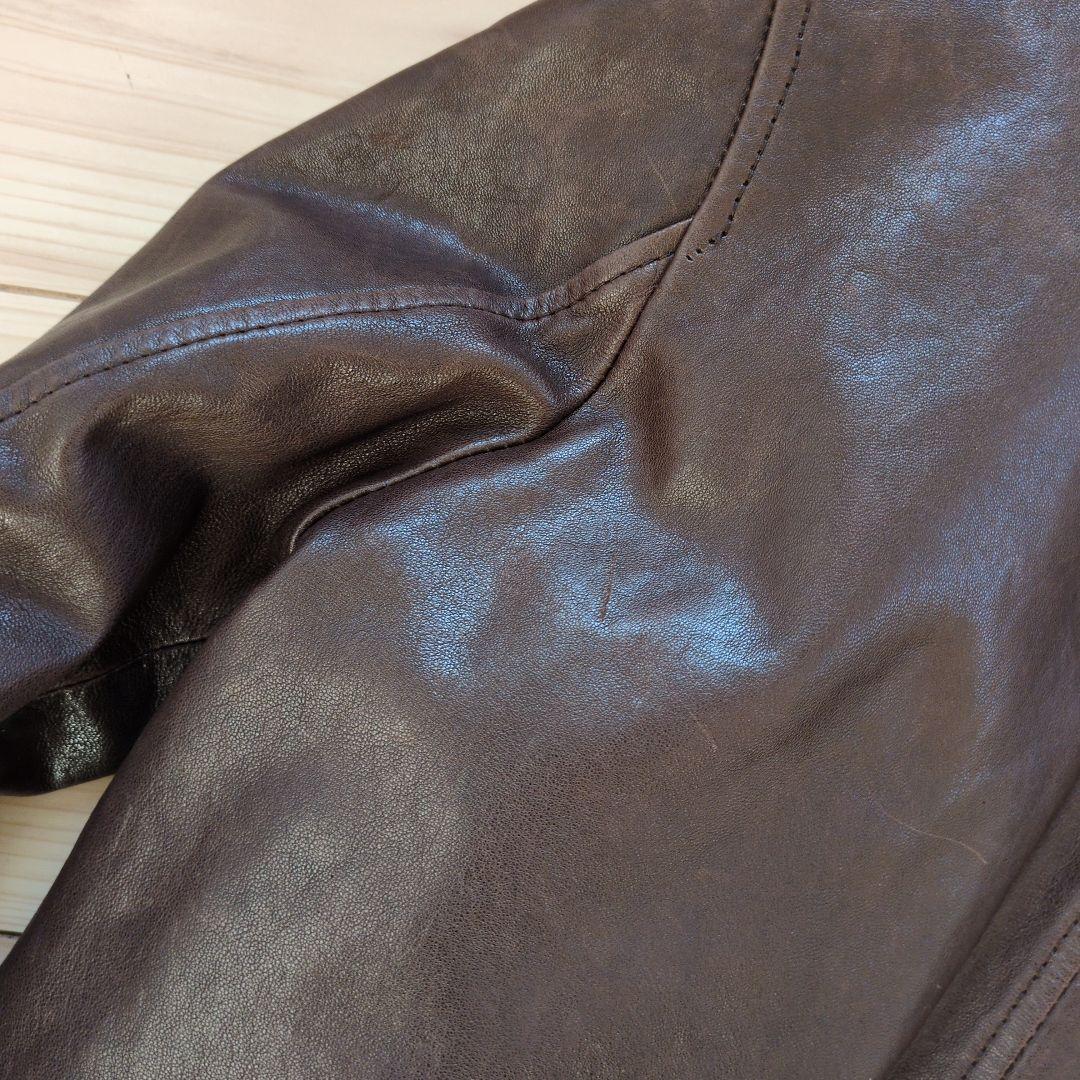 ムートン　レザー フライトジャケット　アローズ