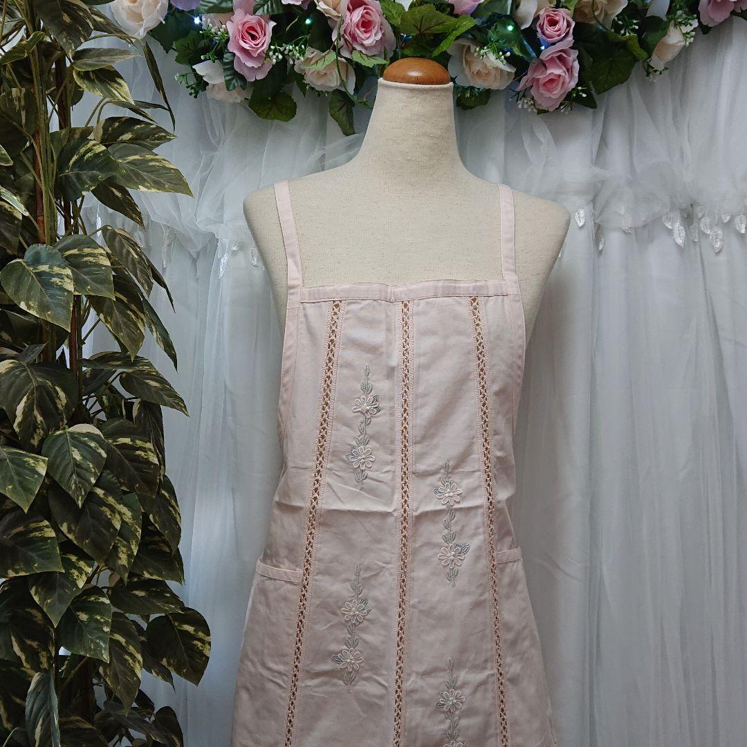 ❤️さえら❤️ヒスクローネ❤️可愛い❤️お花のモチーフエプロン❤️