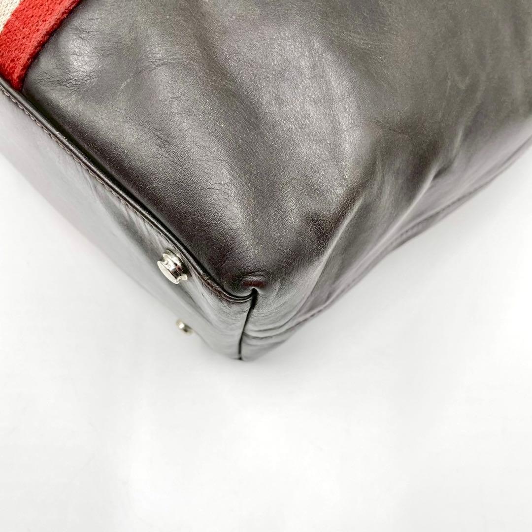 BALLY バリー トレインスポッティング 2way トートバッグ ブラウン 茶