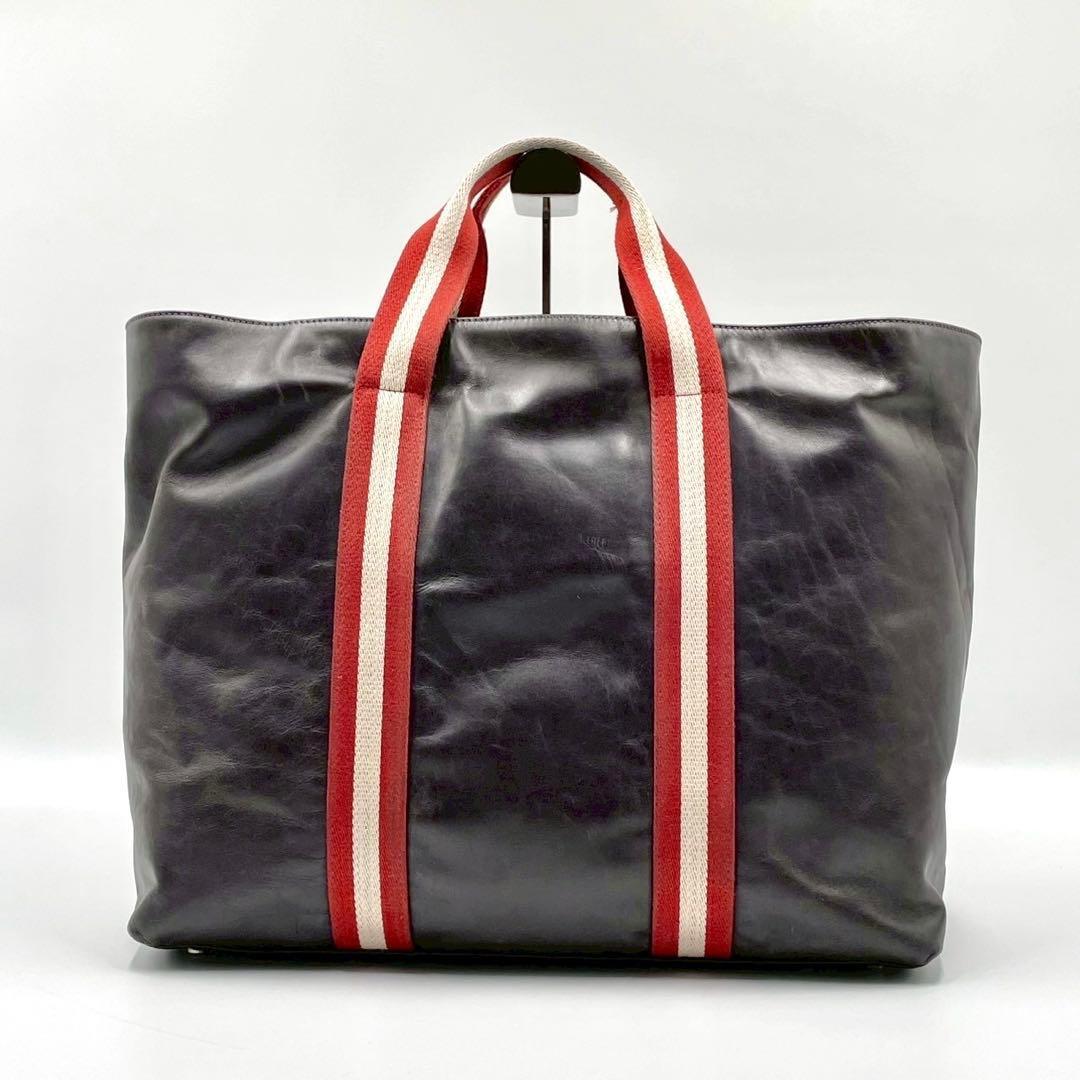 BALLY バリー トレインスポッティング 2way トートバッグ ブラウン 茶