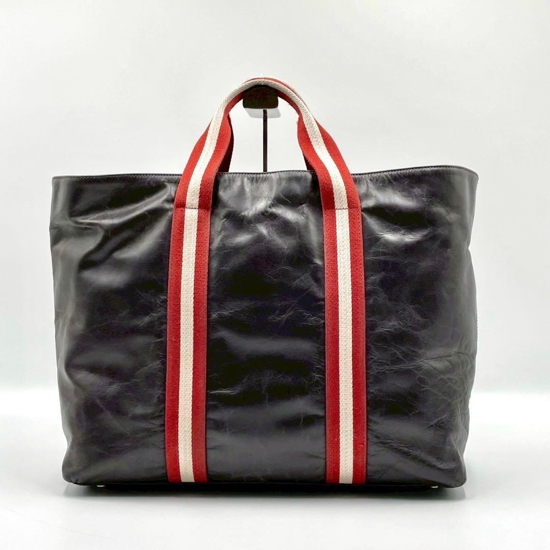 BALLY バリー トレインスポッティング 2way トートバッグ ブラウン 茶