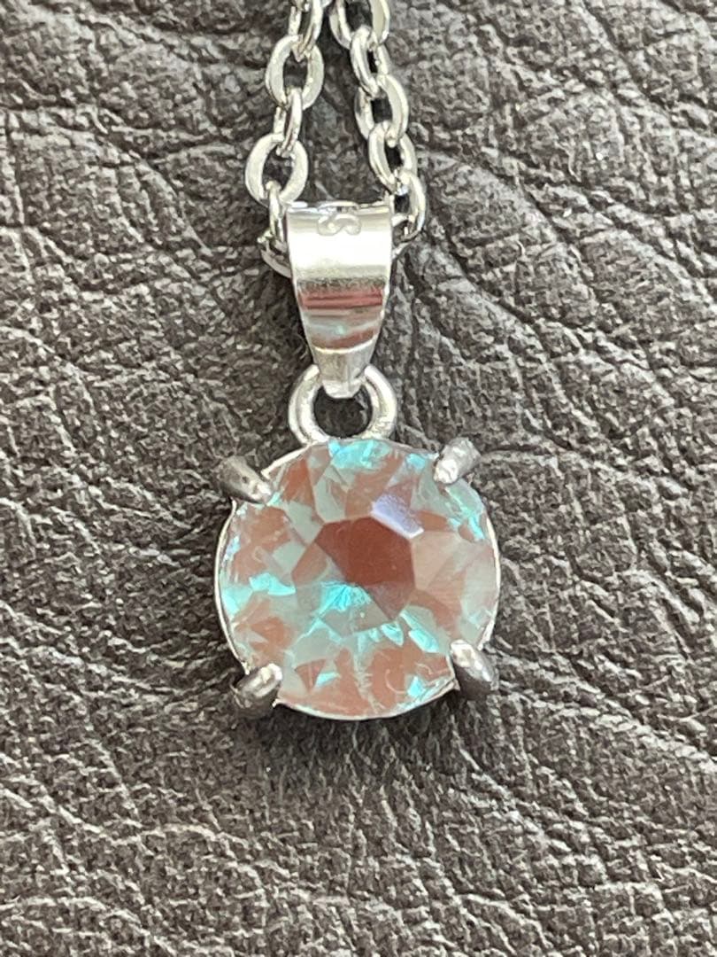 【saphiret】6.5㎜シンデレラブルー サフィレット　ネックレス