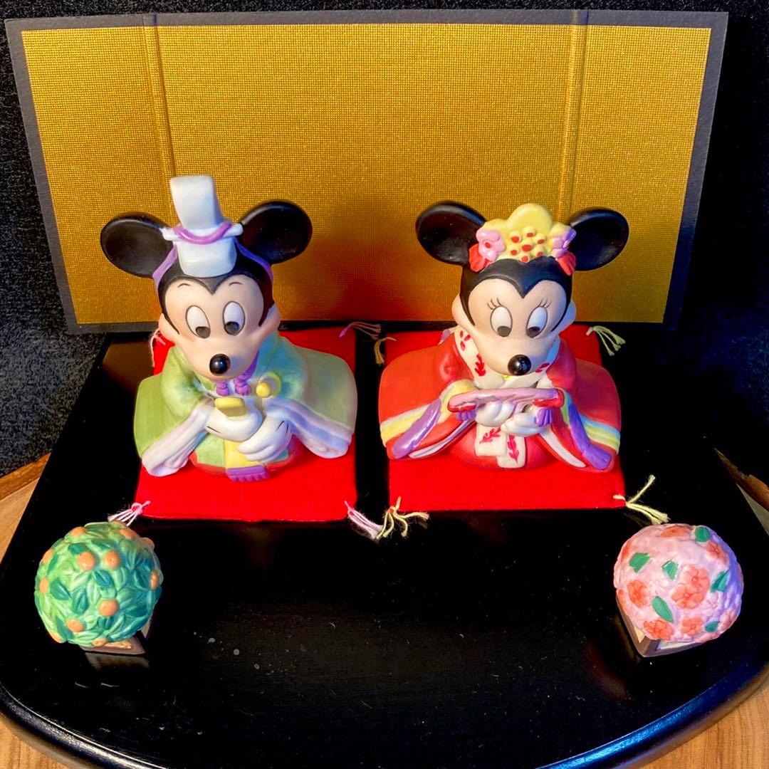ディズニー【ミッキー＆ミニー】 ひな祭り　桃の節句　ひな人形